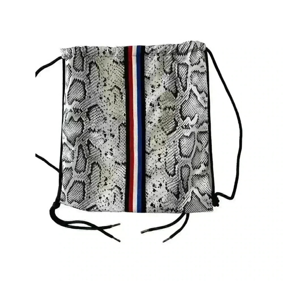 Pam & Gela - Snake Print Drawstring Bag - Picture 4 of 8